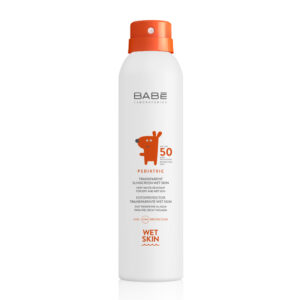 BABE CRÈME SPRAY SOLAIRE TRANSPARENTE PEAU MOUILÉE SPF 50 200 ML