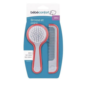 Bébé Confort Brosse Miroir Et Peigne Rouge Et Blanc +0-6m