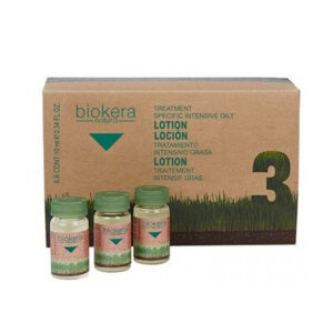 Biokera Traitement Cheveux Gras Intensif 6*10ml