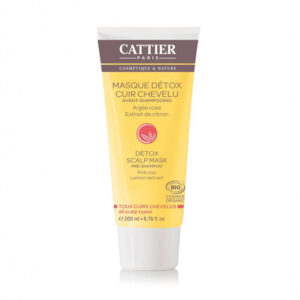 Cattier Masque Détox Cuir Chevelu Avant-Shampooing 200ml