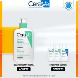 Cerave Gel Nettoyant Moussant 473ml