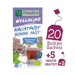 Damhert Wellbeing Tisane Bonne Nuit 20+5 Sachets