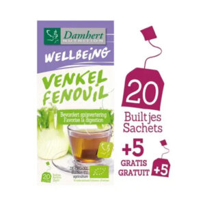 Damhert Wellbeing Tisane Fenouil 20+5 Sachets
