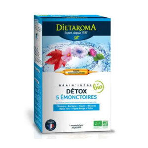 Dietaroma Detox 5 Emonctoires 20 Ampoules*15 ml