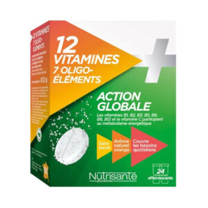 Nutrisanté 12 Vitamine + 7 Oligo-Eléments 24 Comprimés