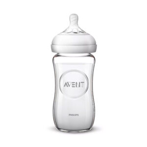 Philips AVENT Biberon En Verre Natural 240ml +0m scf053/17