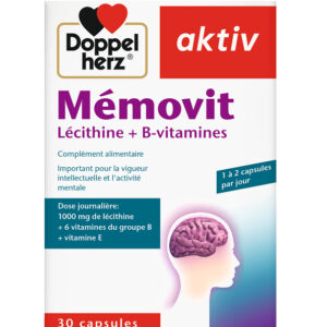 DOPPEL HERZ AKTIV MÉMOVIT LÉCITHINE + B-VITAMINES 30 CAPSULES
