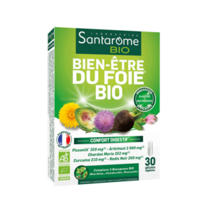 SANTAROME BIEN-ÊTRE DU FOIE BIO 30 GÉLULES
